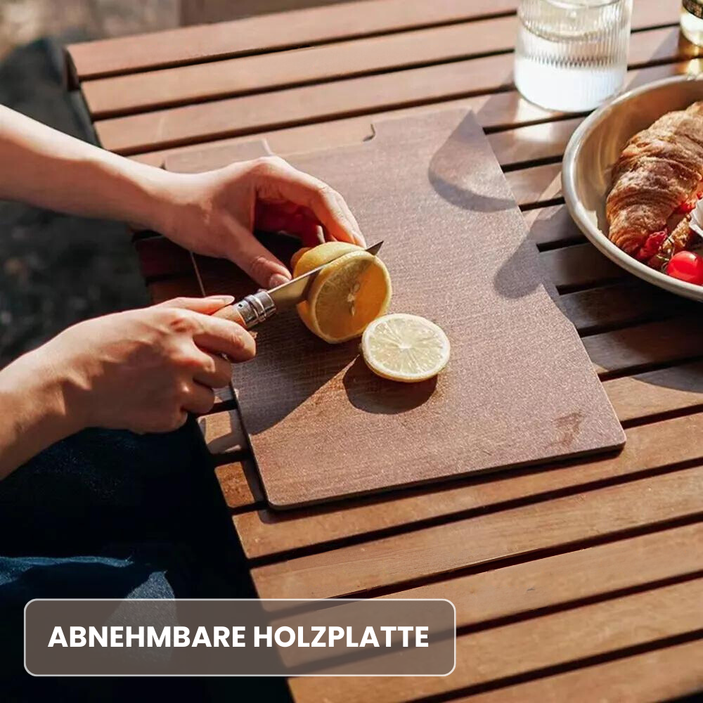 Multifunktionale Aufbewahrungsbox mit Tischfunktion – dein smarter Outdoor-Begleiter!