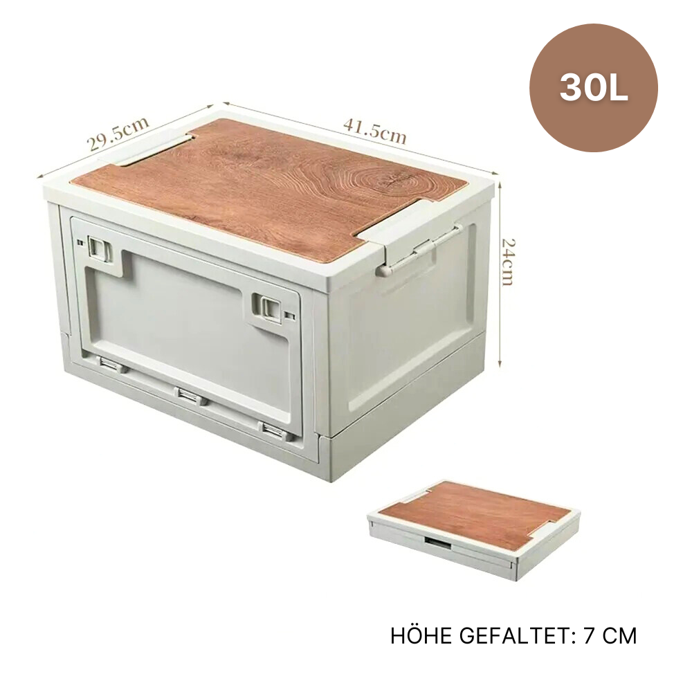 Multifunktionale Aufbewahrungsbox mit Tischfunktion – dein smarter Outdoor-Begleiter!