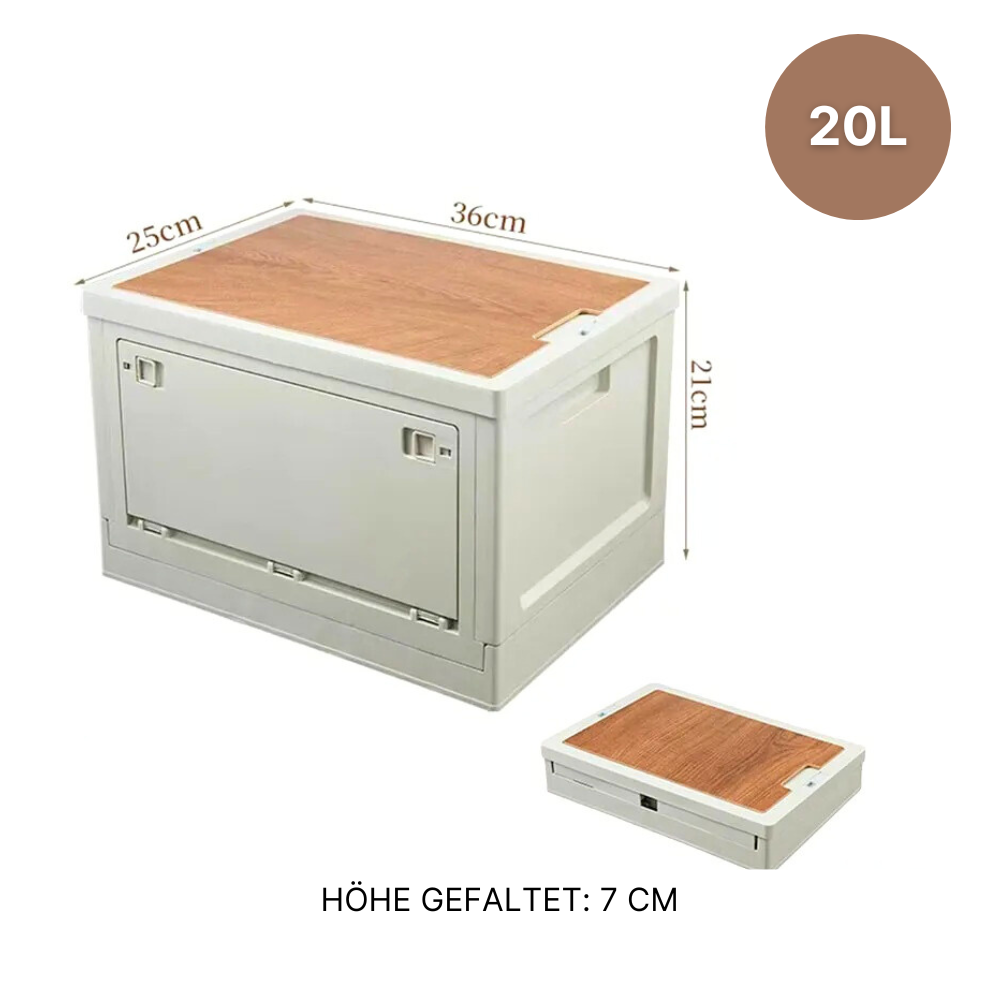 Multifunktionale Aufbewahrungsbox mit Tischfunktion – dein smarter Outdoor-Begleiter!