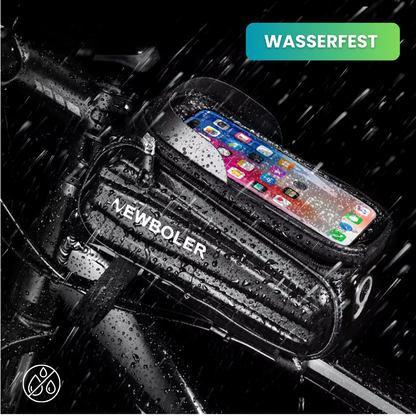 2-in-1 Fahrradtasche – Stauraum und Smartphone-Bedienung in einem