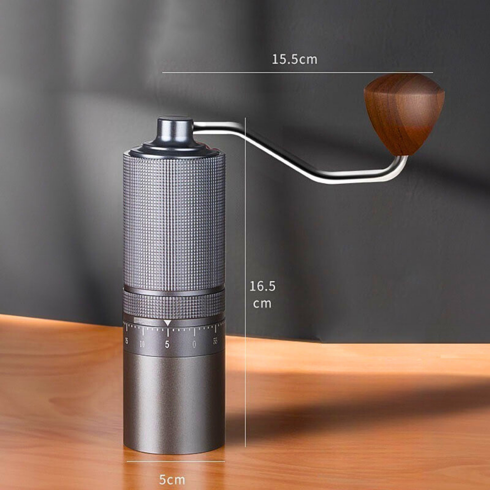 Manuelle Kaffeemühle aus Edelstahl – Echter Kaffeegenuss, immer und überall